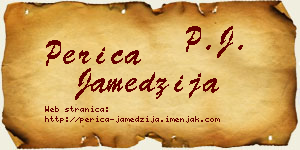 Perica Jamedžija vizit kartica